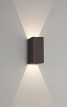 Image of LED Outdoor Up Down Wall 2 Light, Black, IP65