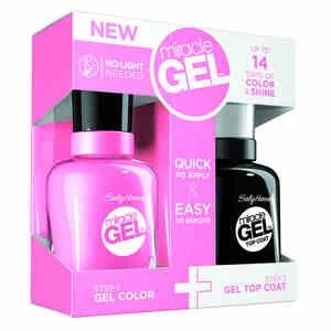 Image of Sally Hansen Miracle Gel Duo Pack Pink Cadillaquer Pink