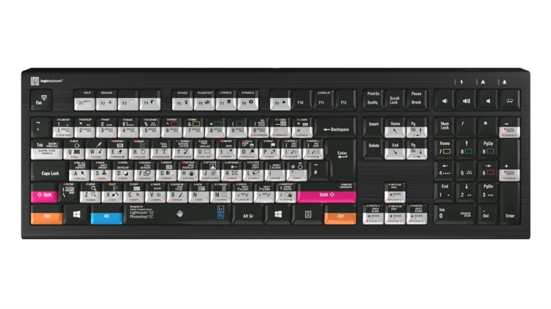 Image of Logickeyboard LKB-PSLR-A2PC-UK keyboard Gaming USB QWERTY English Blac