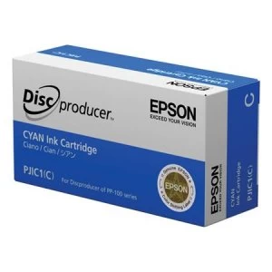 Image of Epson PJIC1 (S020447) Cyan Ink Cartridge