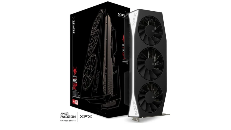 Image of XFX Mercury AMD Radeon RX 9060XT OC 16GB Gaming Graphics Card - RX-96TMERCB9