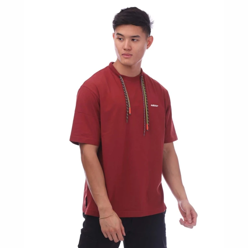 Image of Ambush Multicord T-Shirt - Brown Brown XS