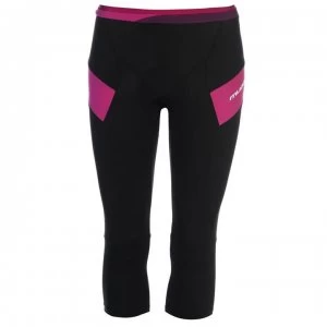 Image of Muddyfox Pure Padded Cylcing Capris Ladies - Blk/Prpl/Berry