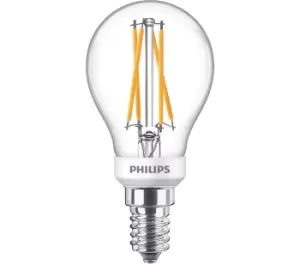 Image of Philips Classic 3.5W E14/SES Golf Ball Dimmable Very Warm White - 64638700