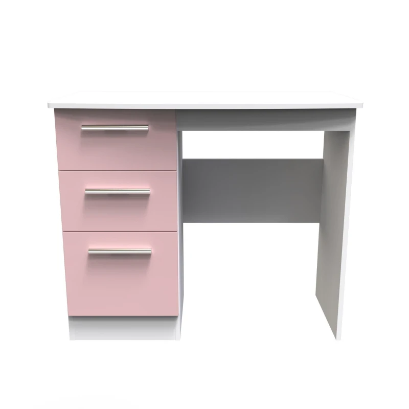 Image of Harrow Vanity In Kobe Pink & White (Ready Assembled)
