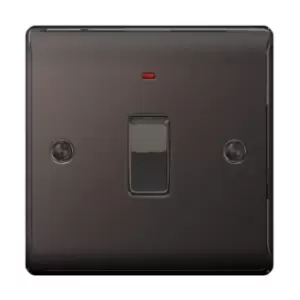 Image of Metal Black Nickel Dp Switch Neon 20a - NBN31-01 - BG