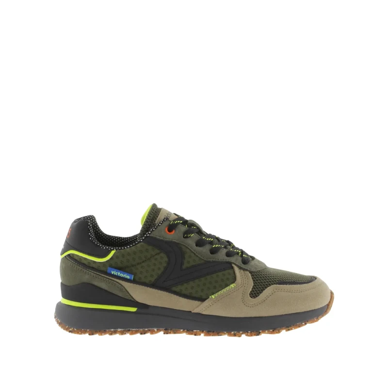 Image of Victoria Womens leather and suede trainers Victoria Seul Vert Female 44