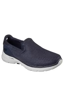 Image of Skechers Go Walk 6 Athletic Mesh Slip On Shoe, Navy, Size 7, Men