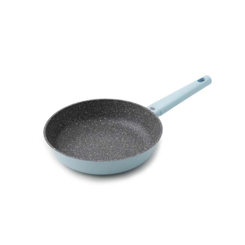 Image of MasterClass Cast Aluminium 26cm Frying Pan Blue. Blue unisex 26cm