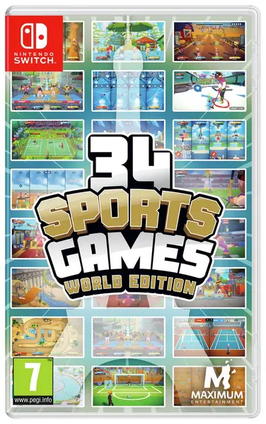 Image of 34 Sports Game World Edition Nintendo Switch Game