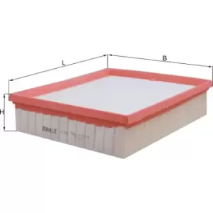 Image of x1 Mahle Air Filter Filter Insert LX886 70531063 Made in AT