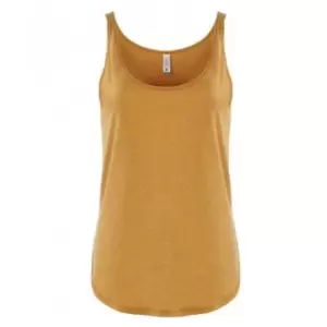 Image of Next Level Womens/Ladies Sleeveless Tank Top (M) (Antique Gold)