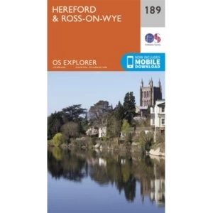 Image of Hereford and Ross-on-Wye by Ordnance Survey (Sheet map, folded, 2015)