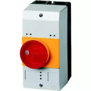 Image of Eaton CI-PKZ0-GRM Enclosure + kill switch (L x W x H) 97 x 80 x 160 mm Red, Yellow, Grey, Black