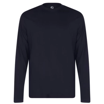 Image of Howick Long Sleeve Pyjama T Shirt - Blue