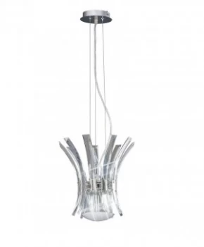 Image of Ceiling Pendant 4 Light Polished Chrome