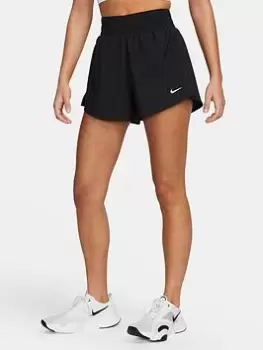 Image of Nike One 3" 2-in-1 Shorts - Black, Size 2XL, Women