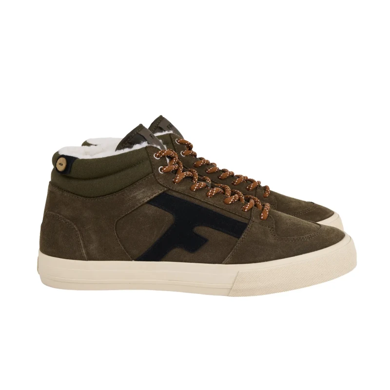 Image of Faguo Suede Trainers Faguo Walnut Vert Male 42