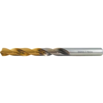 Image of Swisstech - 6.10MM HSS Straight Shank Jobber Drills - TiN Tipped
