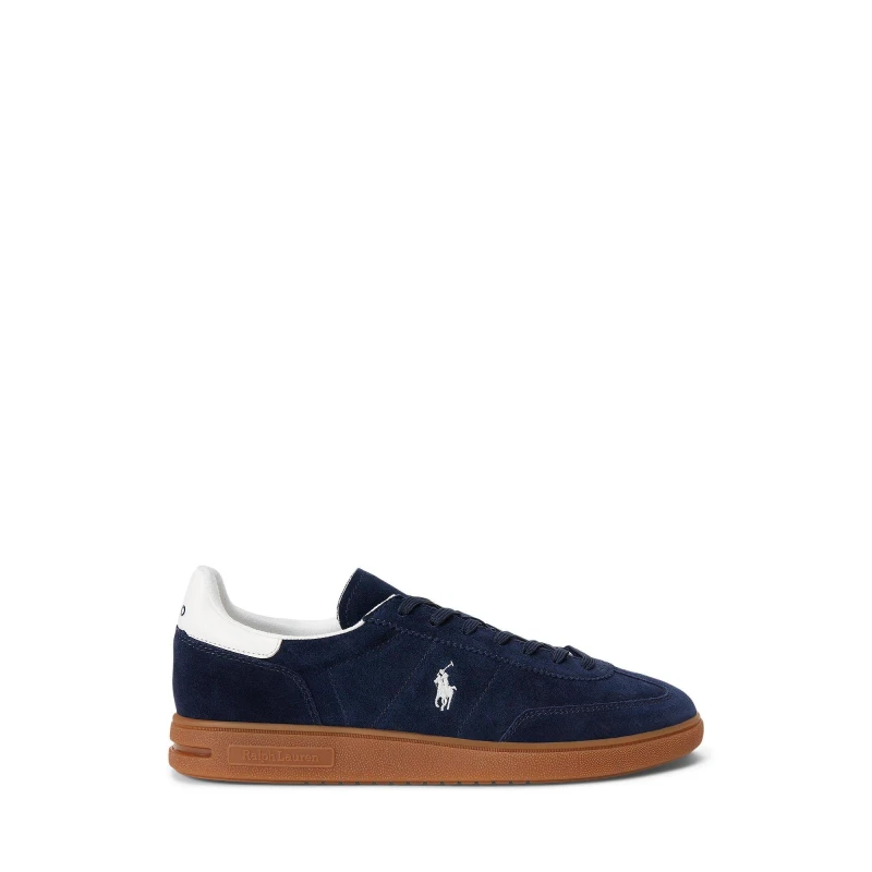Image of Polo Ralph Lauren Mens Varick Low-Top Trainers Navy/Wht/Slvr male 7 (41)