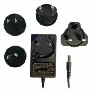 Image of TP1127 12vdc 2A uk eu usa au power supply 2.5mm - Tiger Power Supplies