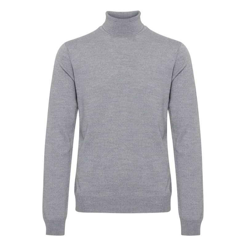 Image of casual friday Roll neck jumper Casual Friday Konrad Gris Unisex L