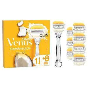Image of Venus Comfortglide Coconut Plus Olay Razor - 8 Blades
