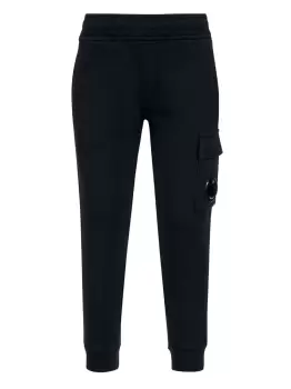 Image of C.P. COMPANY KIDS Basic Fleece Cargo Sweat Pants Navy