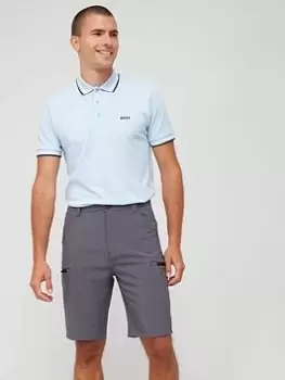 Image of BOSS Paddy Polo Shirt - Pastel Blue, Pastel Blue, Size L, Men