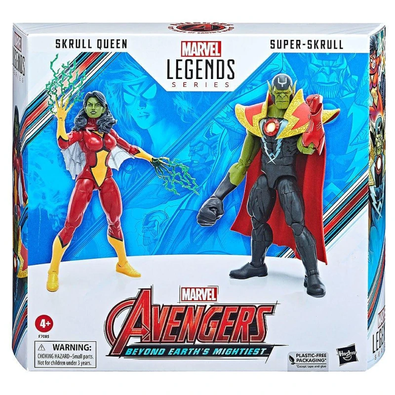 Image of Marvel Legends Series Skrull Queen & Super-Skrull Multi Format An unisex One Size