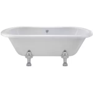 Image of Grosvenor Freestanding Bath 1700mm x 745mm - Pride Leg Set - Hudson Reed
