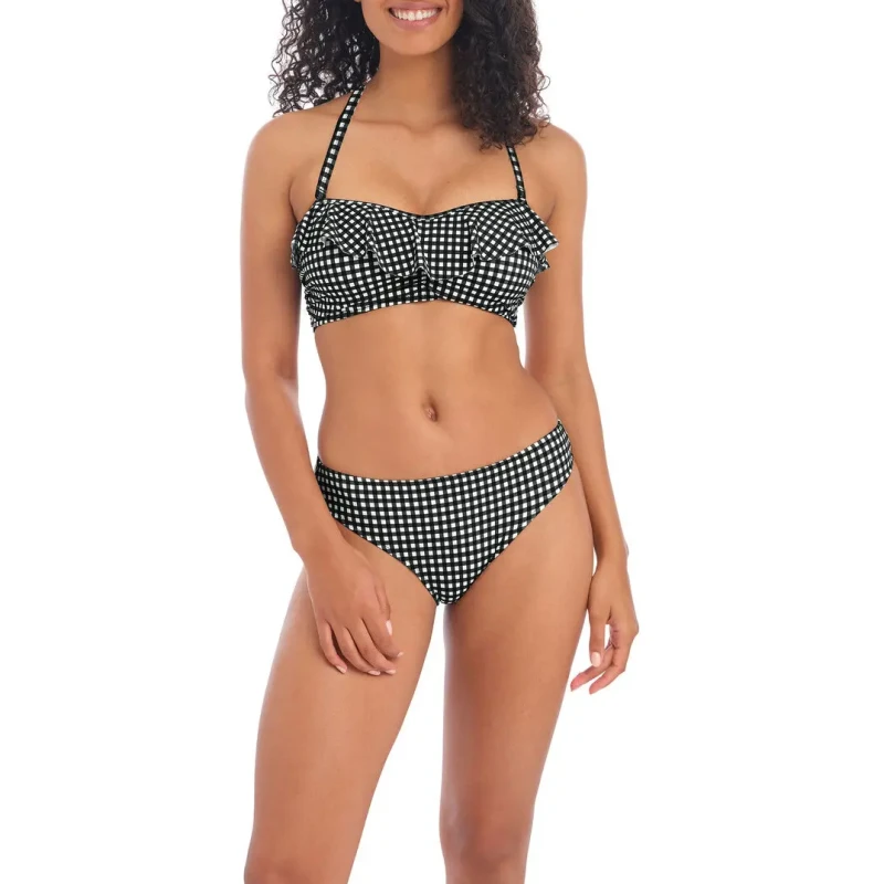 Image of Freya Womens underwired swimsuit top Freya Check In Noir Female 95F