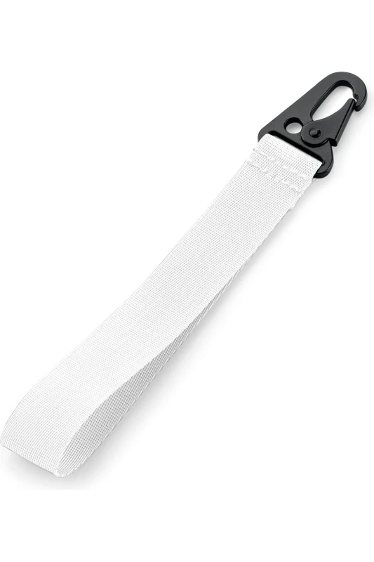 Image of Bagbase Key Clip in White White Unisex One Size