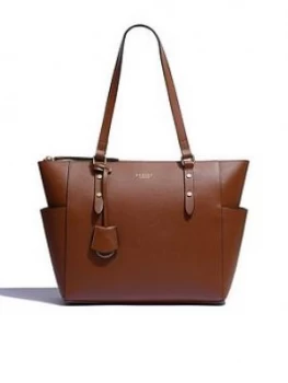 Image of Radley Silk Street Large Ziptop Tote Bag - Tortoise