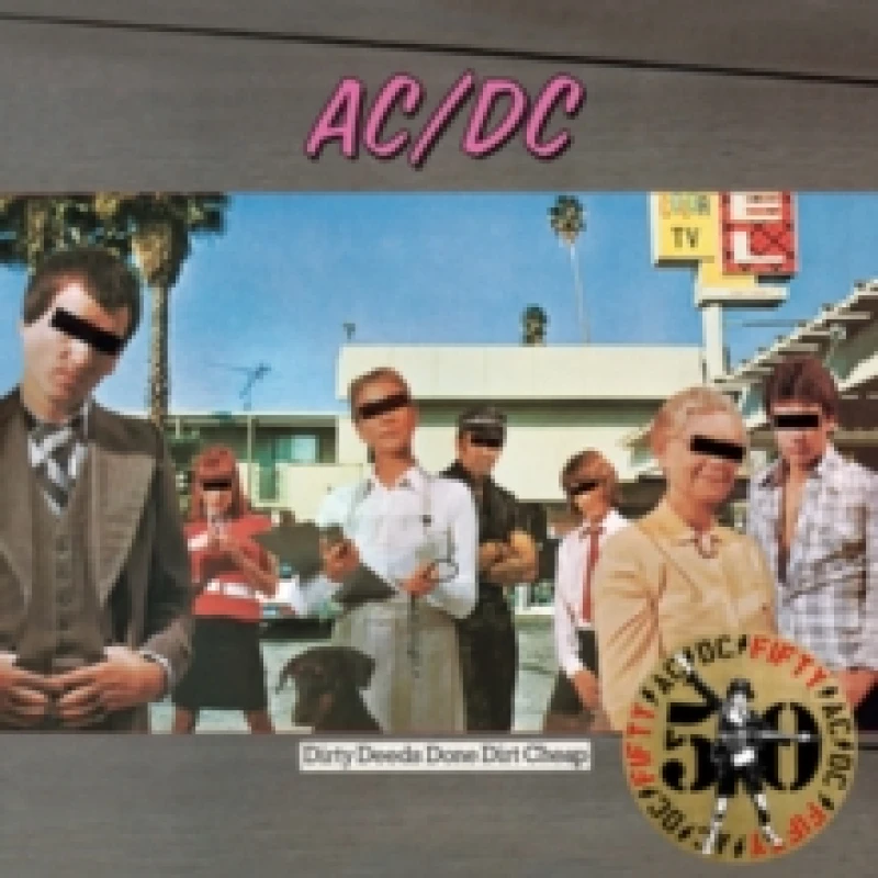 Image of AC/DC Dirty Deeds Done Dirt Cheap - 180g - Gold Vinyl - Sealed 2024 UK vinyl LP 19658834581