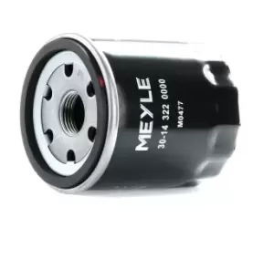 Image of MEYLE Oil filter PEUGEOT,TOYOTA,CITROEN 30-14 322 0000 1109AZ,1109Y4,1616399880 Engine oil filter 1560113010000,1560113011,1560113011000,1560187104000