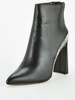 Image of Public Desire Peyton Ankle Boots - Black, Size 8, Women