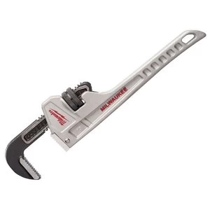 Image of Milwaukee Hand Tools Aluminium Pipe Wrench 350mm (14in)