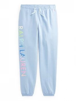 Image of Ralph Lauren Girls Joggers - Chambray Blue, Chambray Blue, Size Age: 4 Years, Women