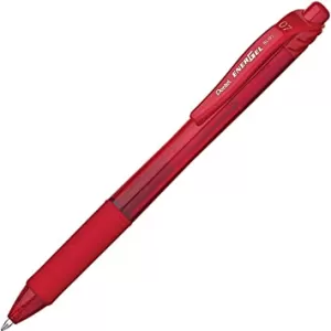 Image of Pentel Energel X Gel Retractable 1.0mm Red (Pack 12)