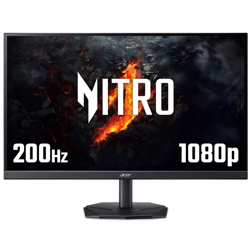 Image of Acer Nitro KG241YX3bip 23.8" Full HD 200Hz Gaming Monitor with FreeSync Premium - Black