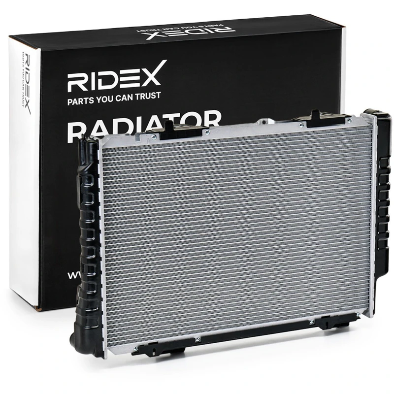 Image of RIDEX 470R0106 Engine radiator Aluminium, Brazed cooling fins, Aluminium Aluminium Radiator,engine cooling (470)