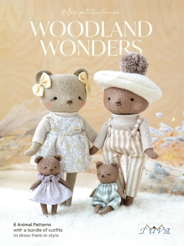 Image of Woodland Wonders : Animal Doll to Sew by Mes Petites Lunes Paperback / softback