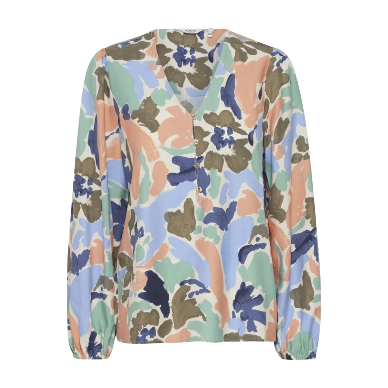 Image of b.Young Womens v-neck blouse b.young Ihamma Multicolore Female 36
