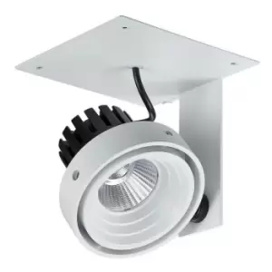 Image of Italux Patrizio Single 4000K - Modern Technical LED Recessed Ceiling White, Black, Cool White 4000K 980lm