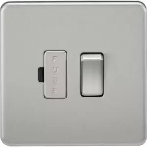 Image of MLA Knightsbridge 13A Switched Fused Spur Unit Brushed Chrome - SF6300BC