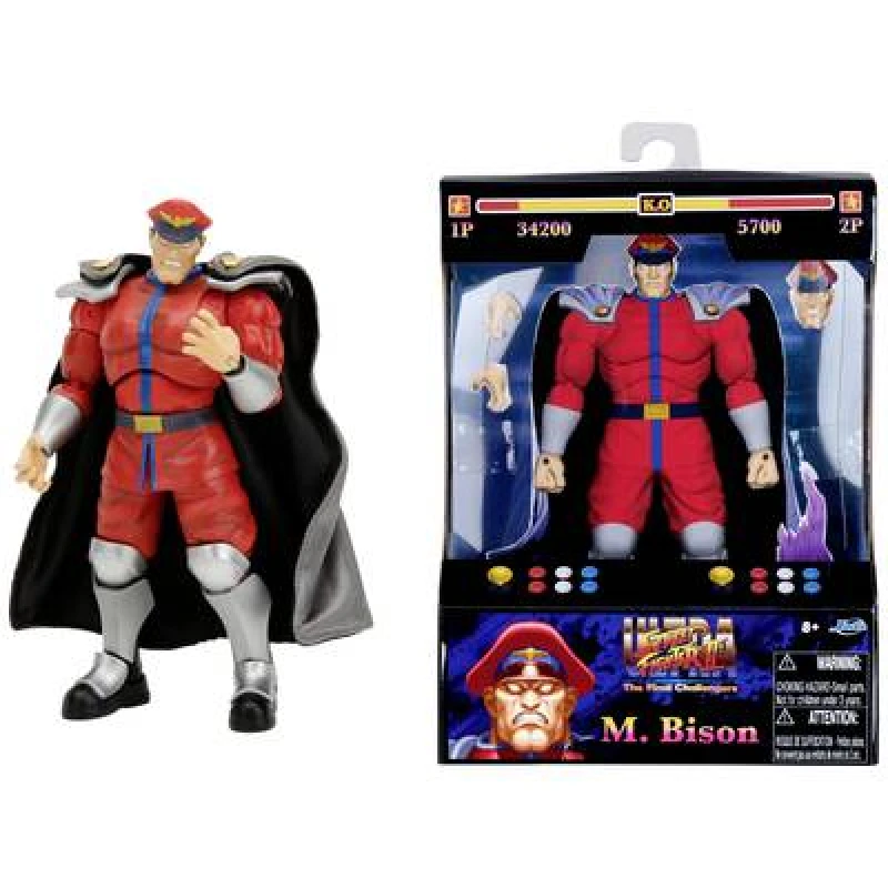 Image of JADA TOYS Jade toys street fighter II m. Bison 6 Figure 253252030