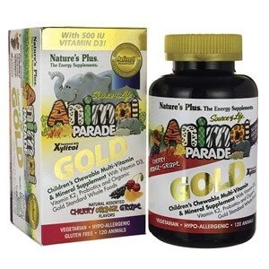 Image of Natures Plus Source of Life Animal Parade Gold Childrenamp39s Chewable Multi Assorted Flavour 60 chewables