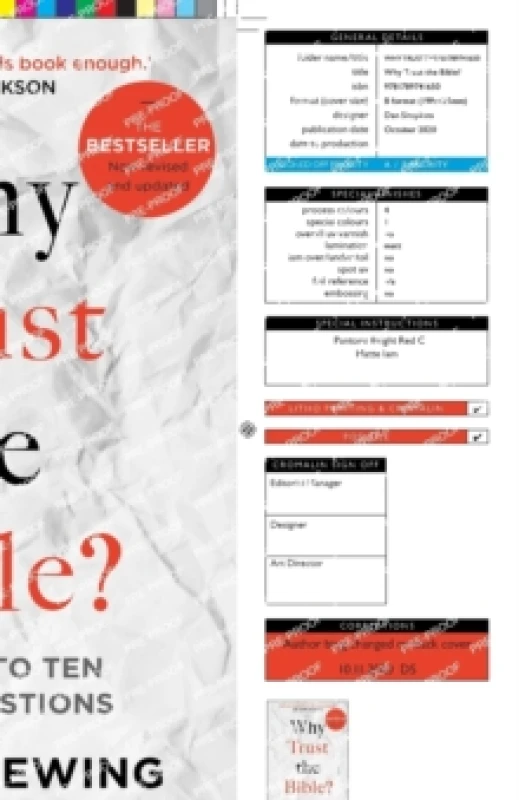Image of Why Trust the Bible? Answers to Ten Tough Questions Paperback / softback