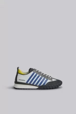 Image of DSQUARED2 Men Sneaker White Size 8 80% Calfskin 20% Bovine leather